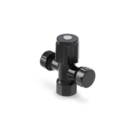 Brasshards 2 Way Cistern Tap - 15 x 15mm - Black Matt