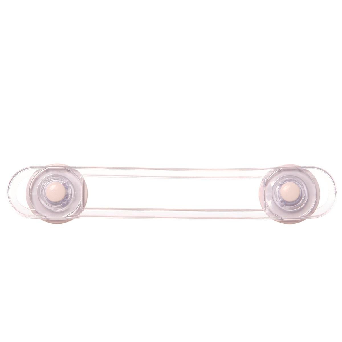 Dreambaby Child Safety Latch - Flexible - 91mm - Transparent - Secure Lock