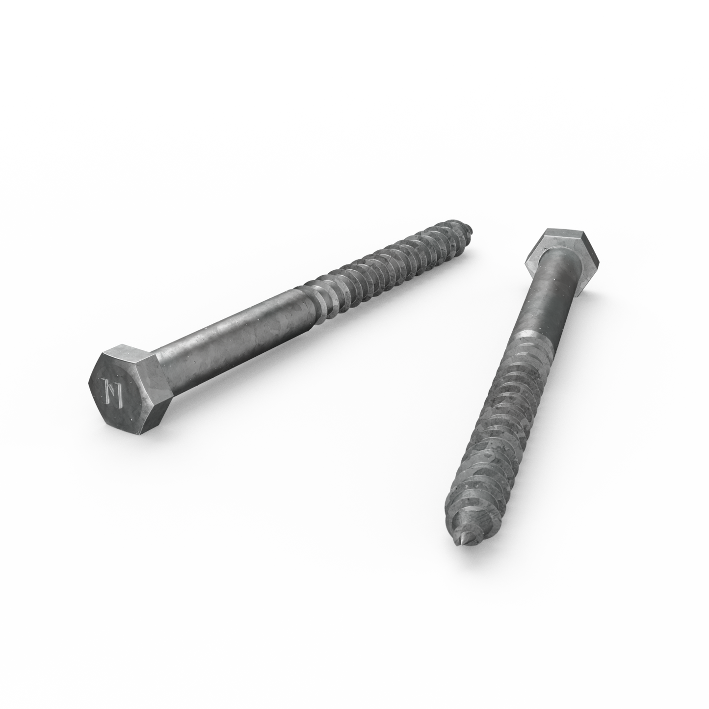 Zenith Hot Dip Galvanised Hex Head Coach Screws - M12 x 150mm