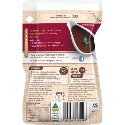 Gravox Best Ever Hot Chip Gravy Pouch Liquid Gravy For Chips 165g