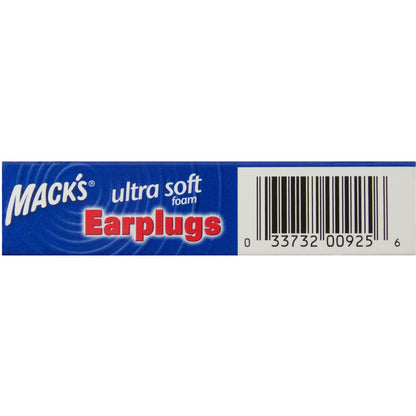 Macks Ear Plugs Ultra Foam 5 pack