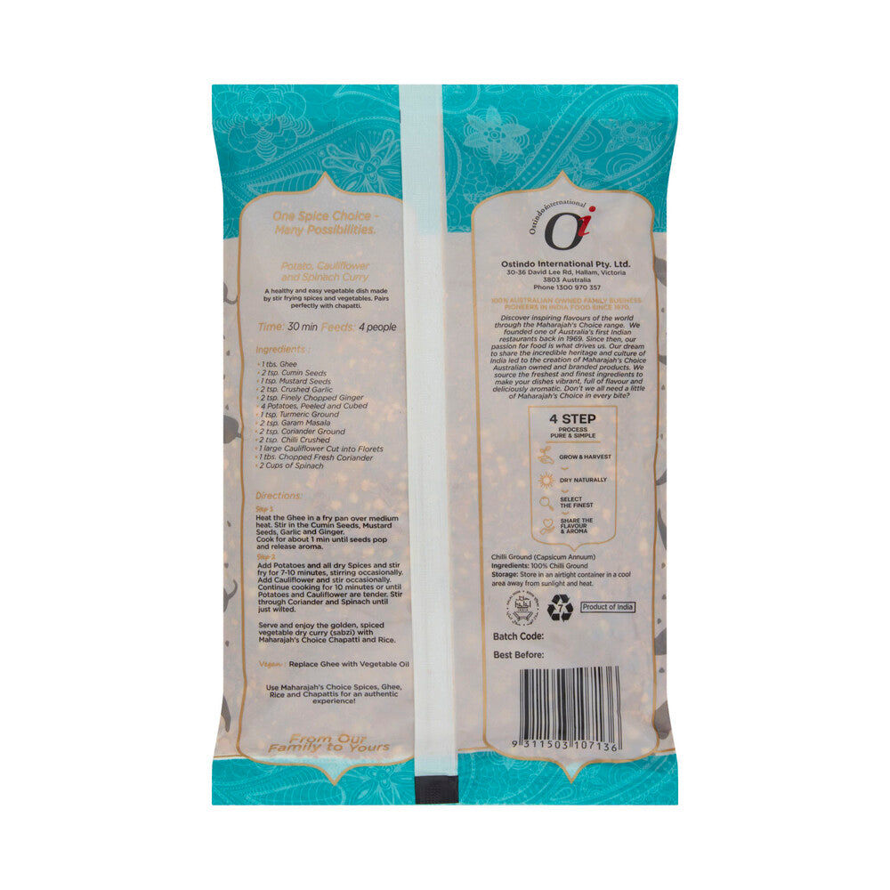 Maharajah's Choice Crushed Chilli - 250g