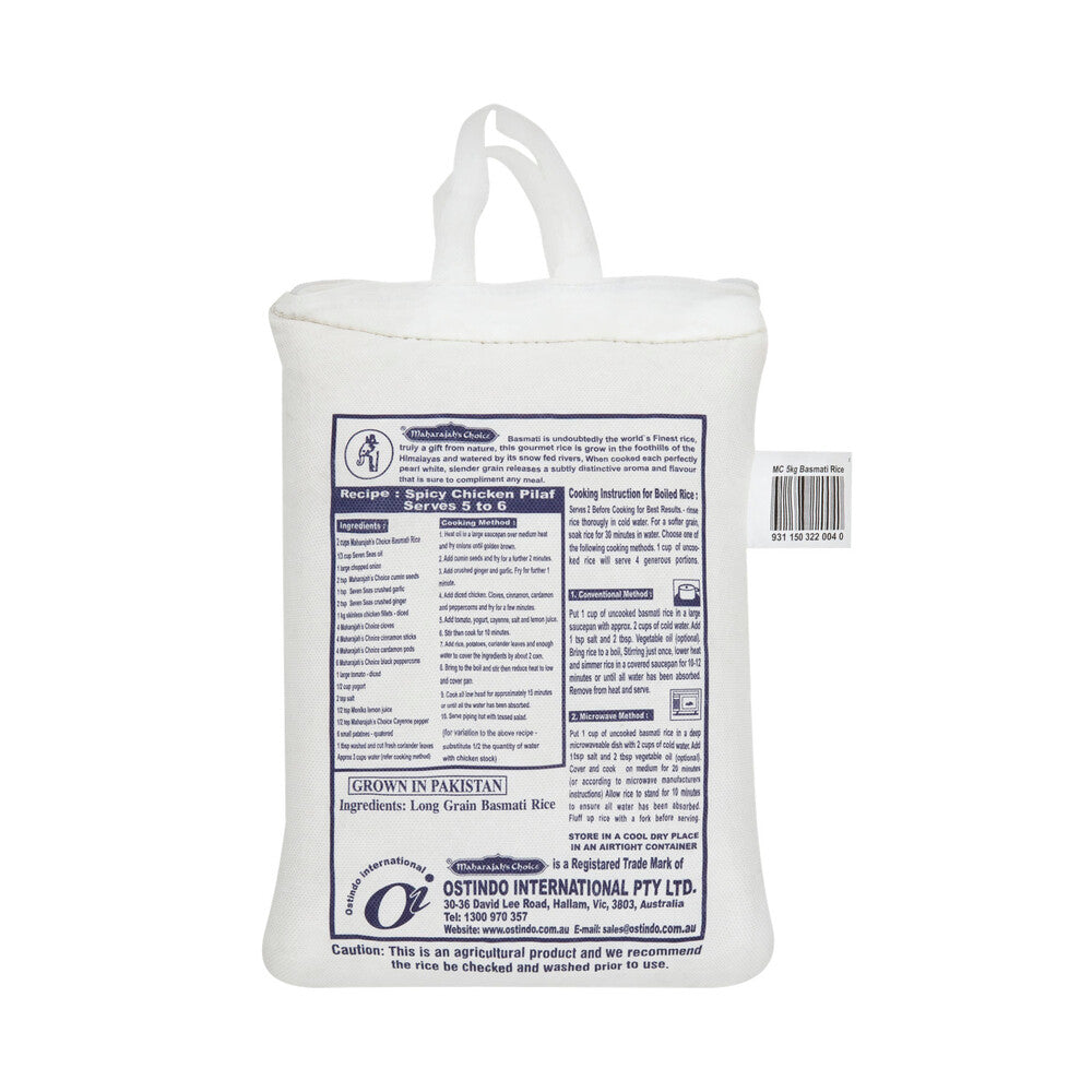 Maharajah's Choice Basmati Rice - 5kg