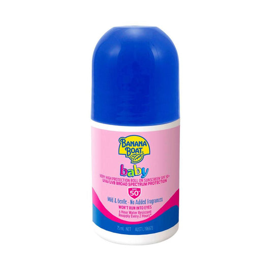 Banana Boat SPF 50+ Baby Roll On Sunscreen - 75mL