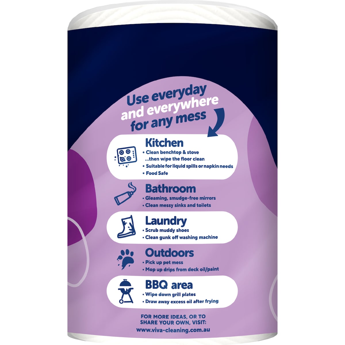 Viva Double Length Paper Towel 2 X 120 Pack