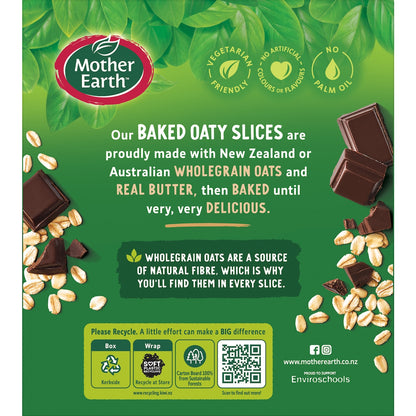 Mother Earth Chocolate Chip Oaty Slice 6 Pack 240g