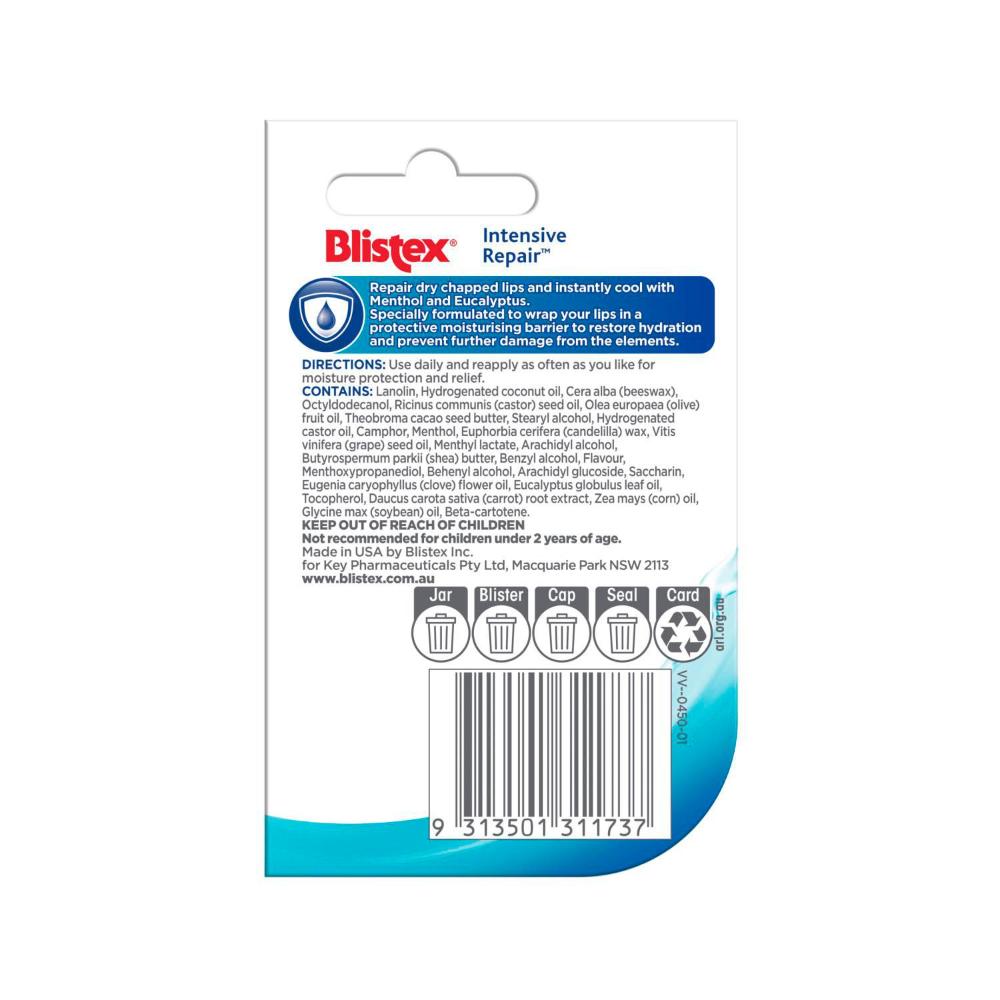 Blistex Lip Balm Spf15 Intensive Repair - 7g
