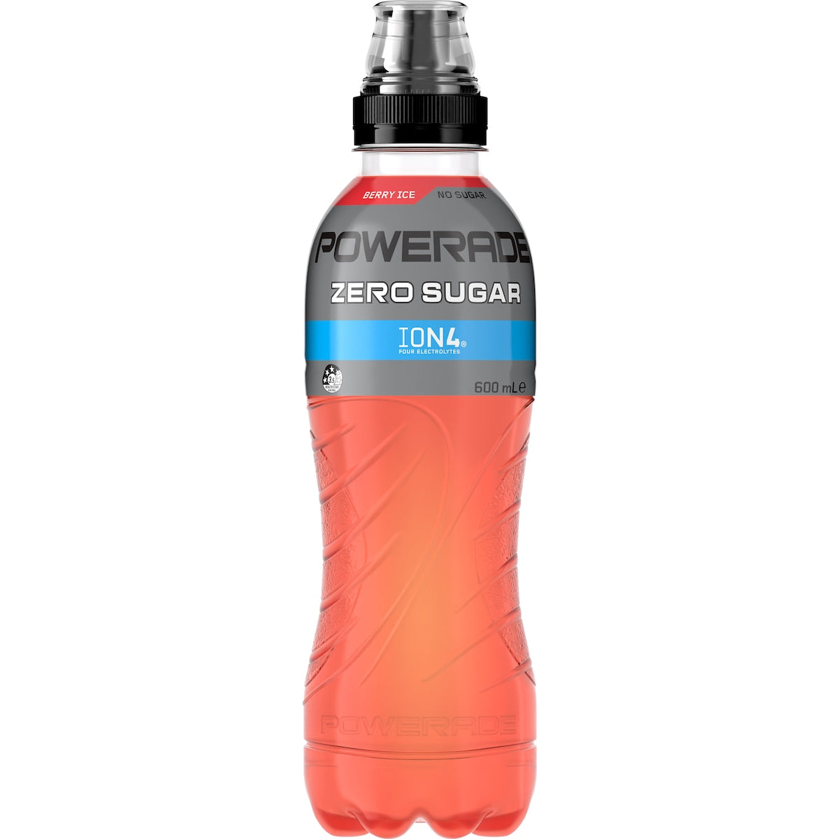 Powerade Berry Ice Zero Sports Drink Sipper Cap 600ml