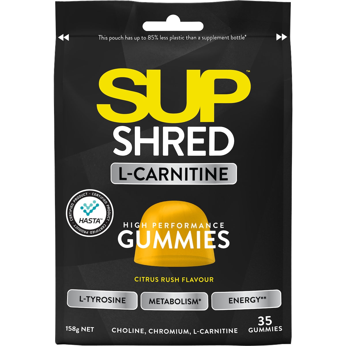 Sup Shred Gummies Citrus Rush 35 Pack