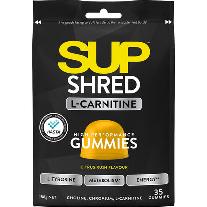 Sup Shred Gummies Citrus Rush 35 Pack