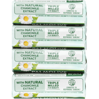 Palmolive Bar Soap Chamomile Extracts Naturals 90g X4 Pack