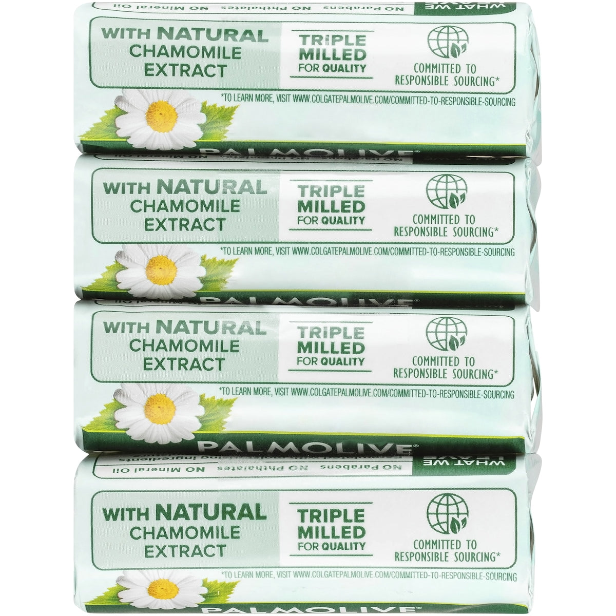 Palmolive Bar Soap Naturals Chamomile Extracts 90g X 4 Pack