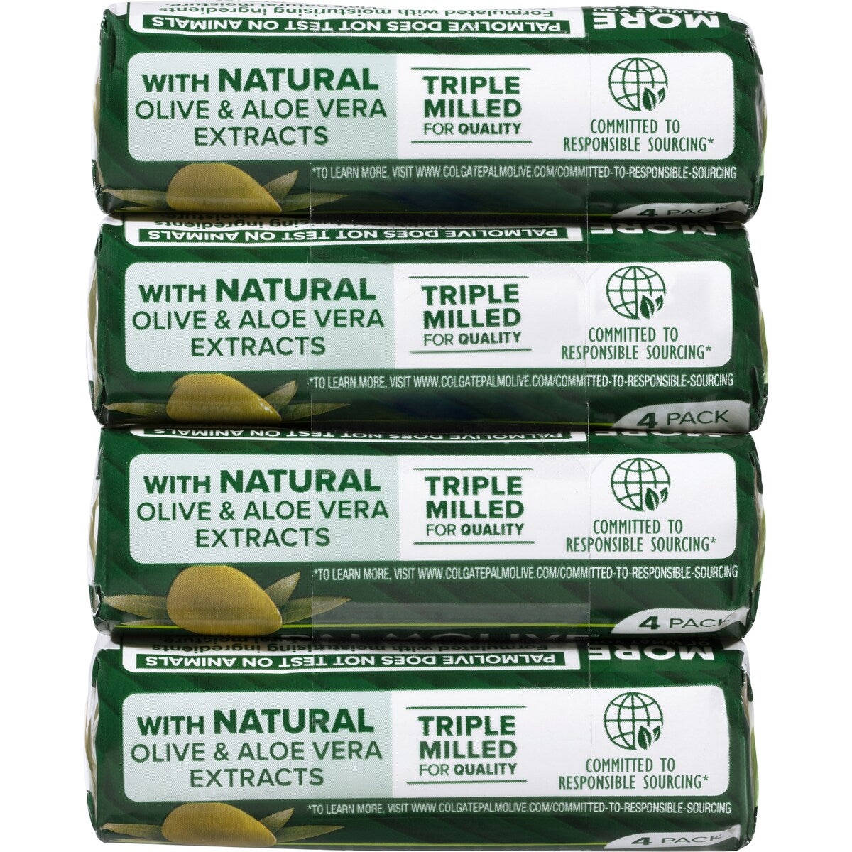 Palmolive Bar Soap Aloe & Olive Extracts Naturals 90g X4 Pack