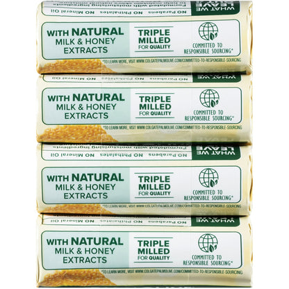 Palmolive Bar Soap Naturals Milk & Honey 90g X 4 Pack