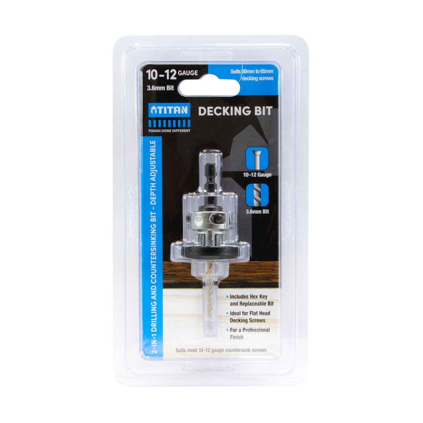 Titan Decking Countersink Tool - 10g x 50mm