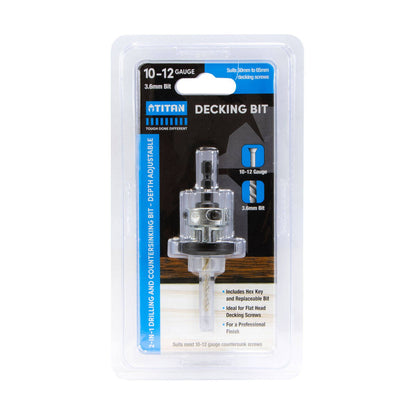 Titan Decking Countersink Tool - 10g x 50mm