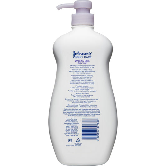Johnson's Dreamy Skin Lavender & Moonflower Scented Body Wash 1L