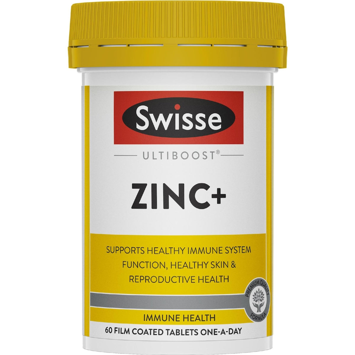 Swisse Ultiboost Zinc+ Tablets For Immune System Support 60 pack