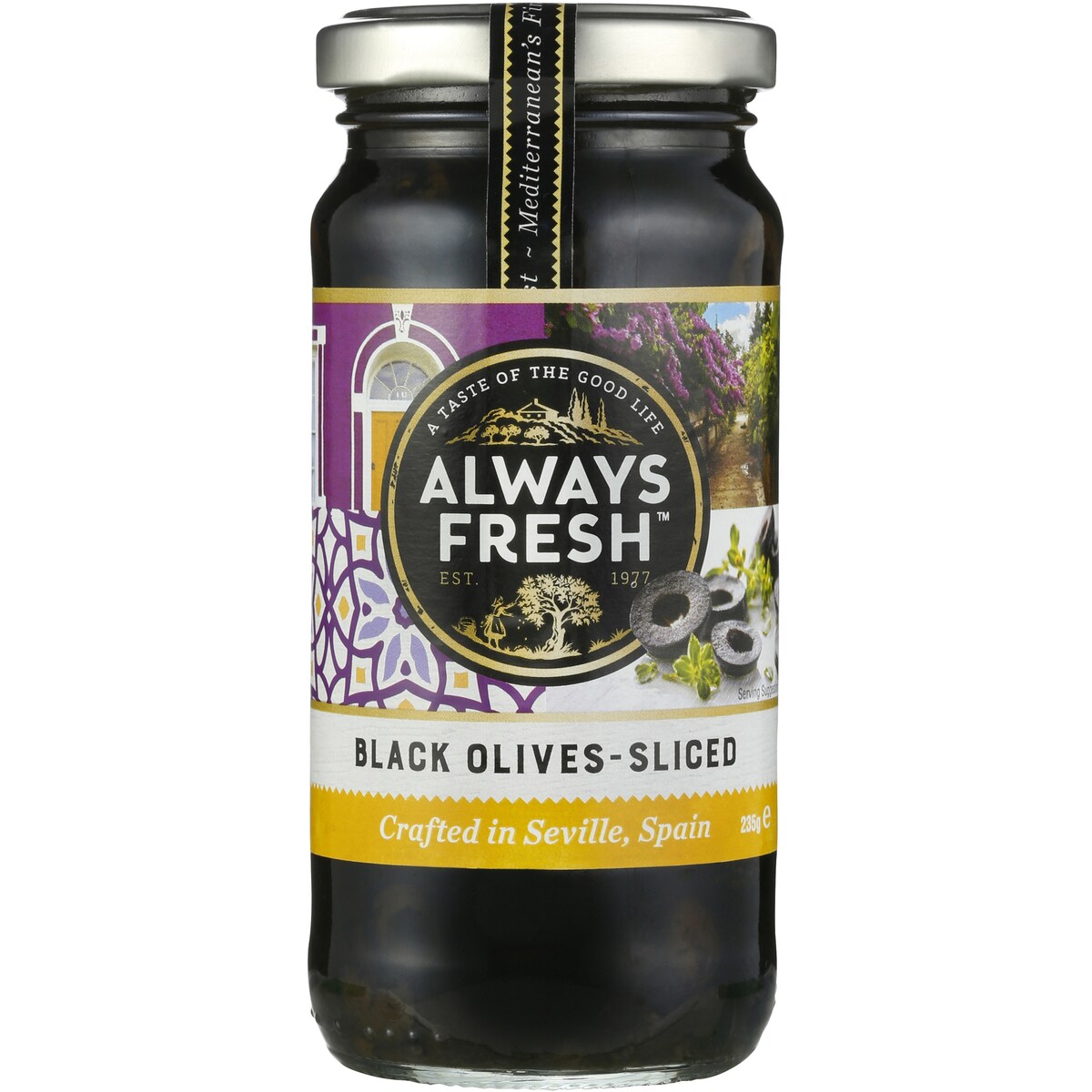 Always Fresh Olives Black Sliced 235g