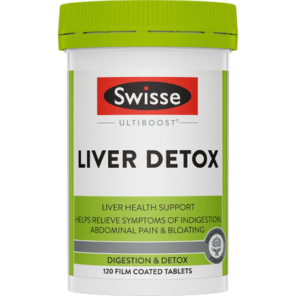 Swisse Ultiboost Liver Detox Tabs 120 Pack