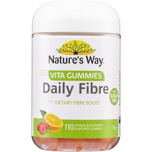 Natures Way Vitagummies For Adults Daily Fibre 110 pack