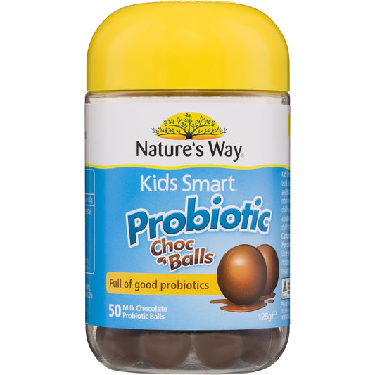 Natures Way Kids Smart Probiotic Choc Balls 50 pack