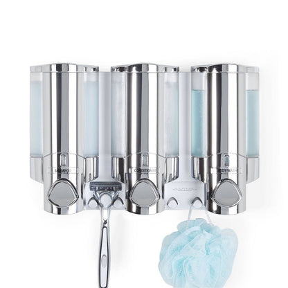 Better Living Aviva Dispenser - 3 x 325ml - Chrome