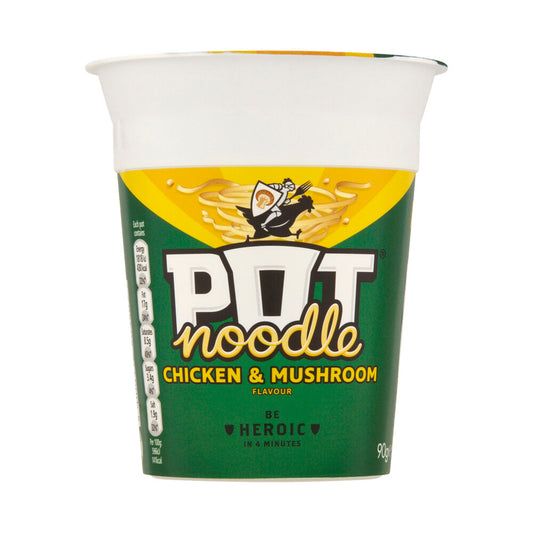 Pot Noodle Chicken & Mushroom Flavour Noodles - 94g