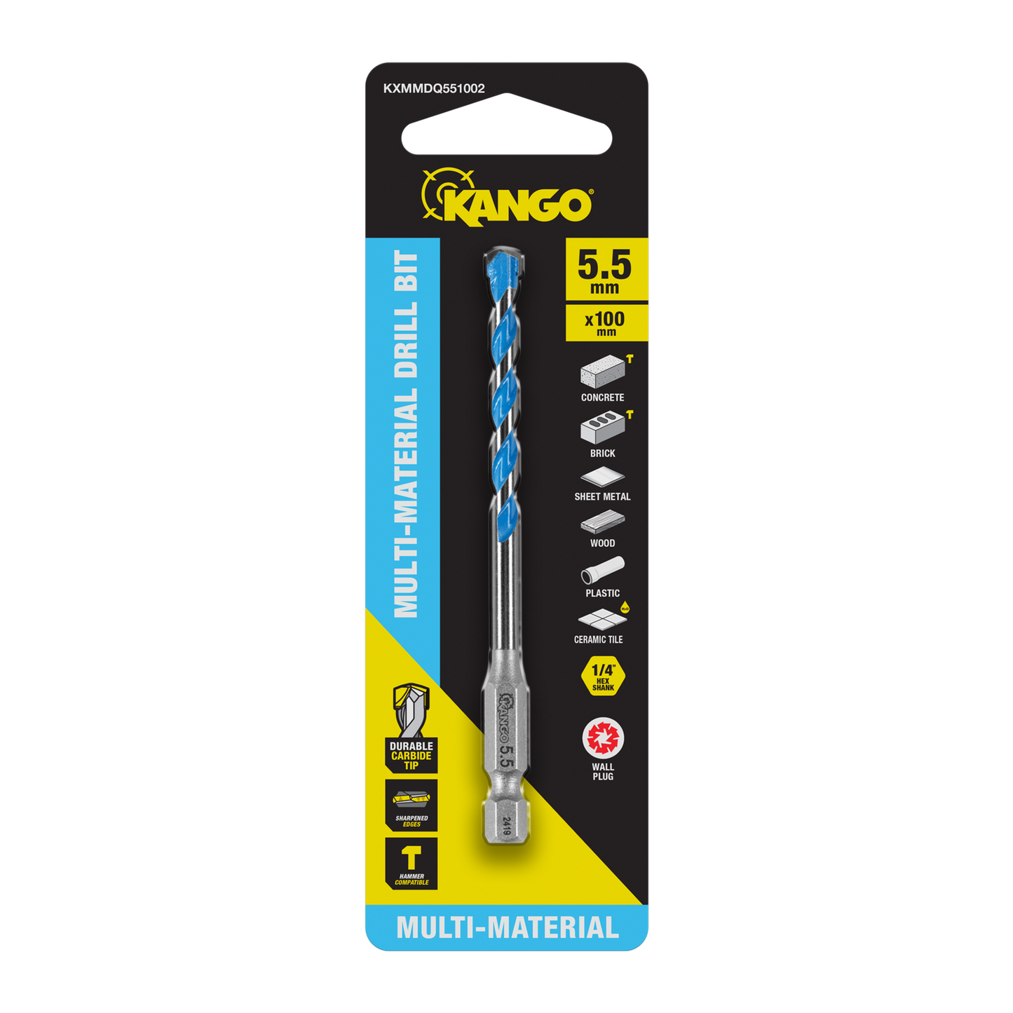 Kango Multi Material Drill Bit - 5.5mm x 100mm