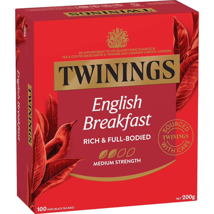 Twinings English Breakfast Tea Bags 100 Pack