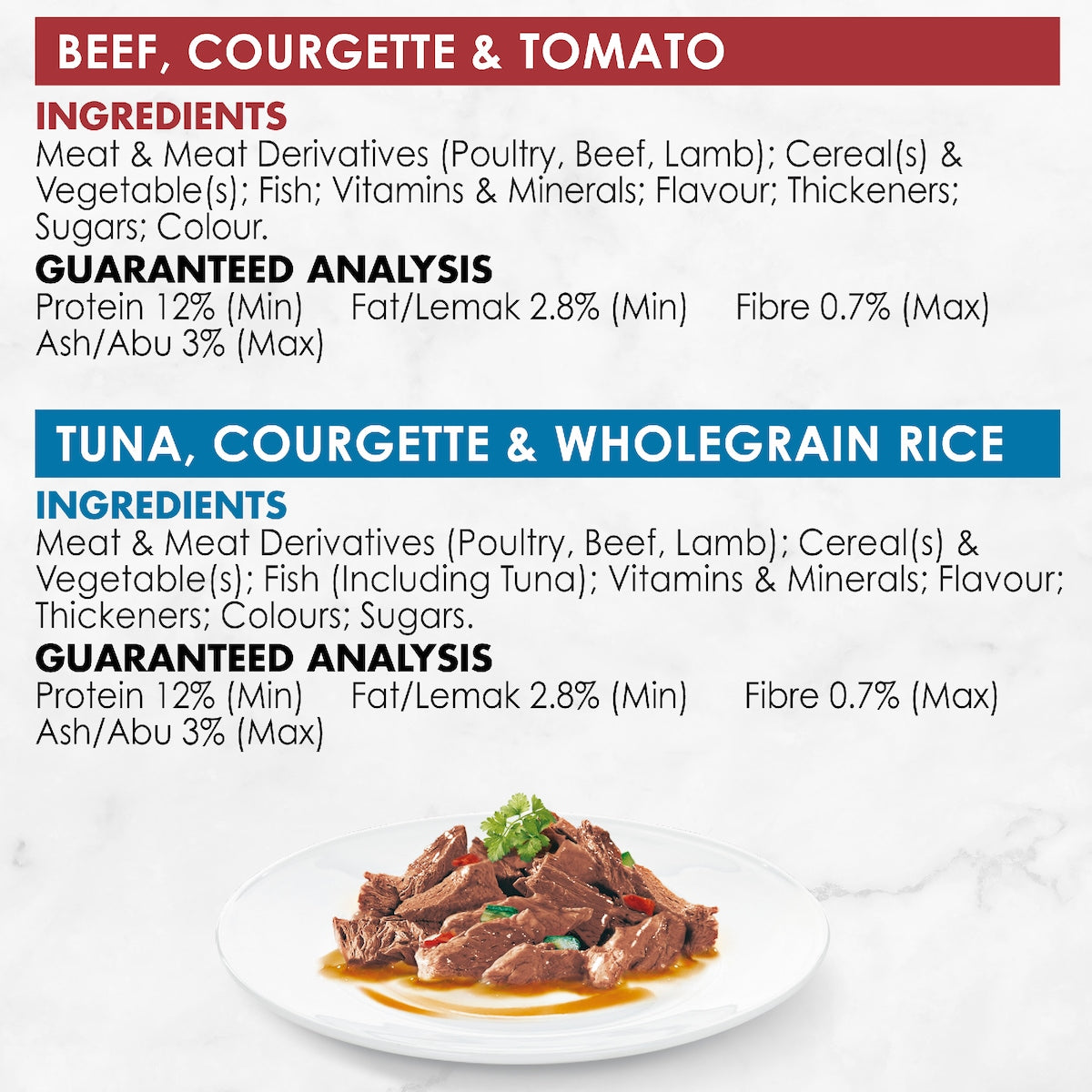 Fancy Feast Adult Inspirations Beef & Tuna Collection Wet Cat Food 70g X 12 Pack