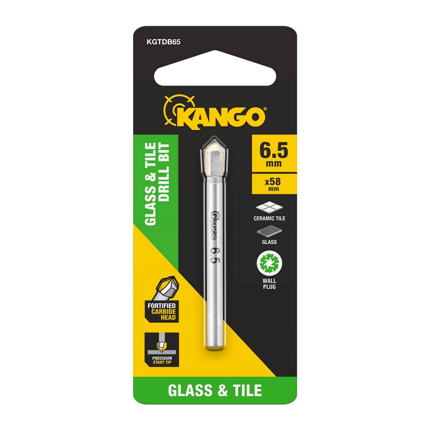Kango Glass Tile Drill Bit - 6.5mm