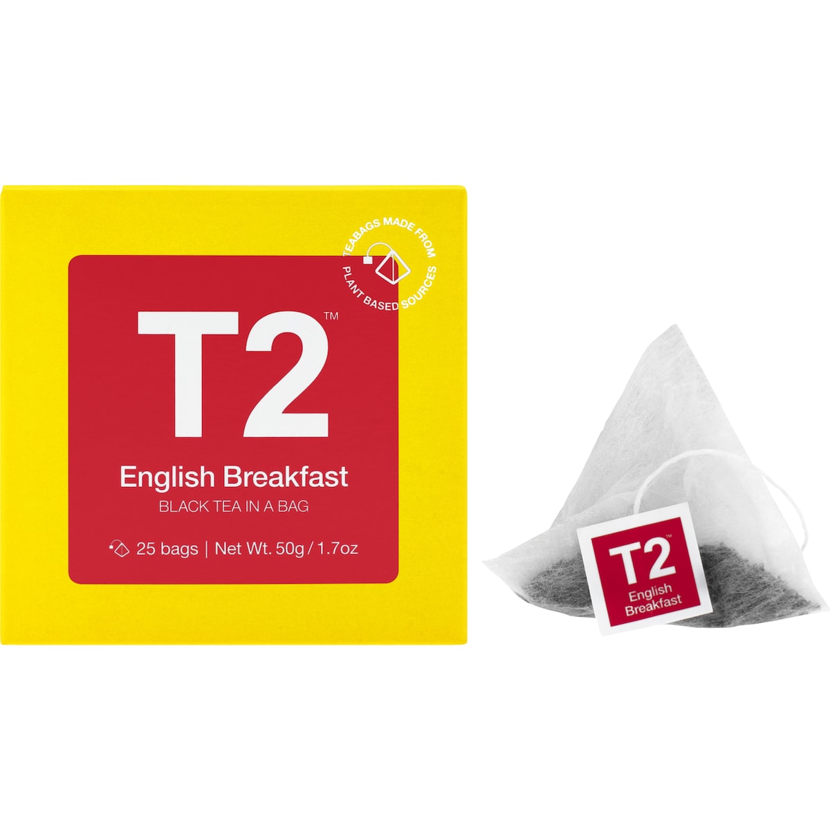 T2 Tea English Breakfast Black Tea Bags 25 pack