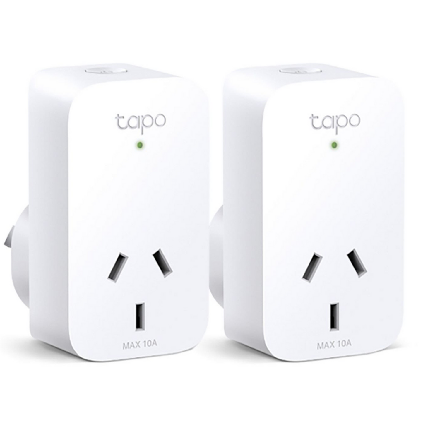 TP-Link Tapo Mini Wi-Fi Smart Plug - Energy Monitoring - 2 Pack - White