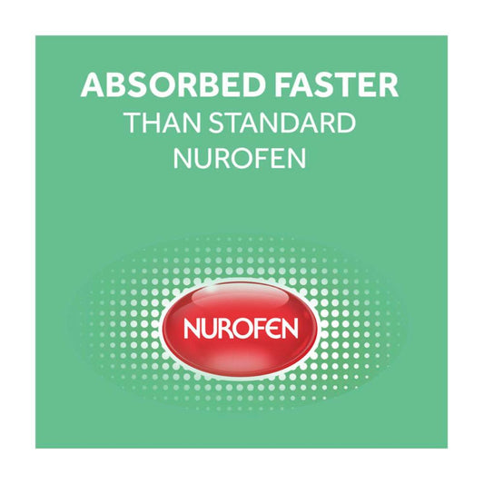 Nurofen Zavance Fast Pain Relief 200mg Ibuprofen Liquid Capsules - 20 pack
