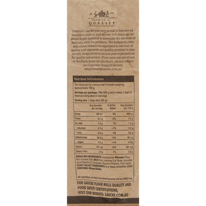 Laucke Crusty White Bread Mix 500g