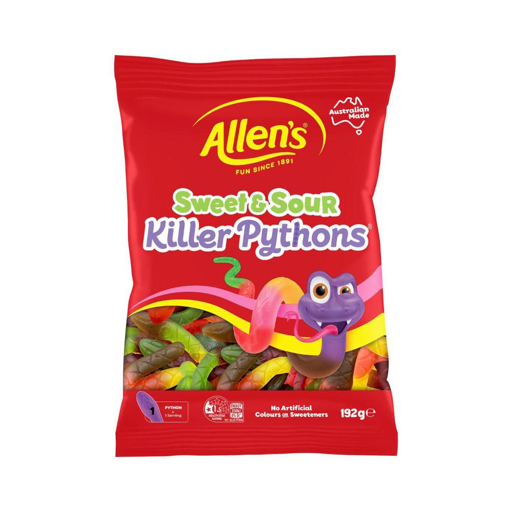 Allen's Killer Pythons Sweet & Sour - 192g