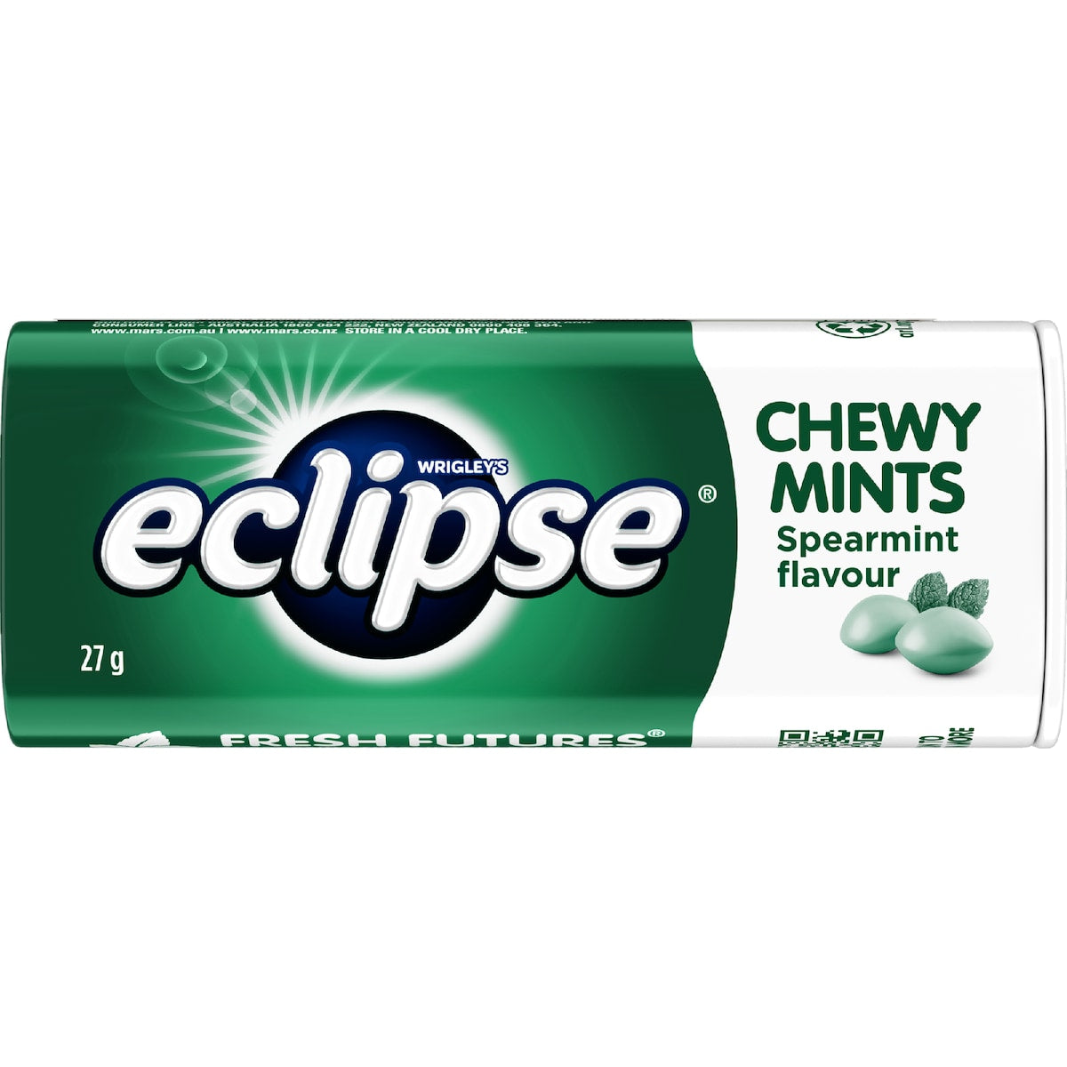 Eclipse Spearmint Chewy Mints Tin 27g