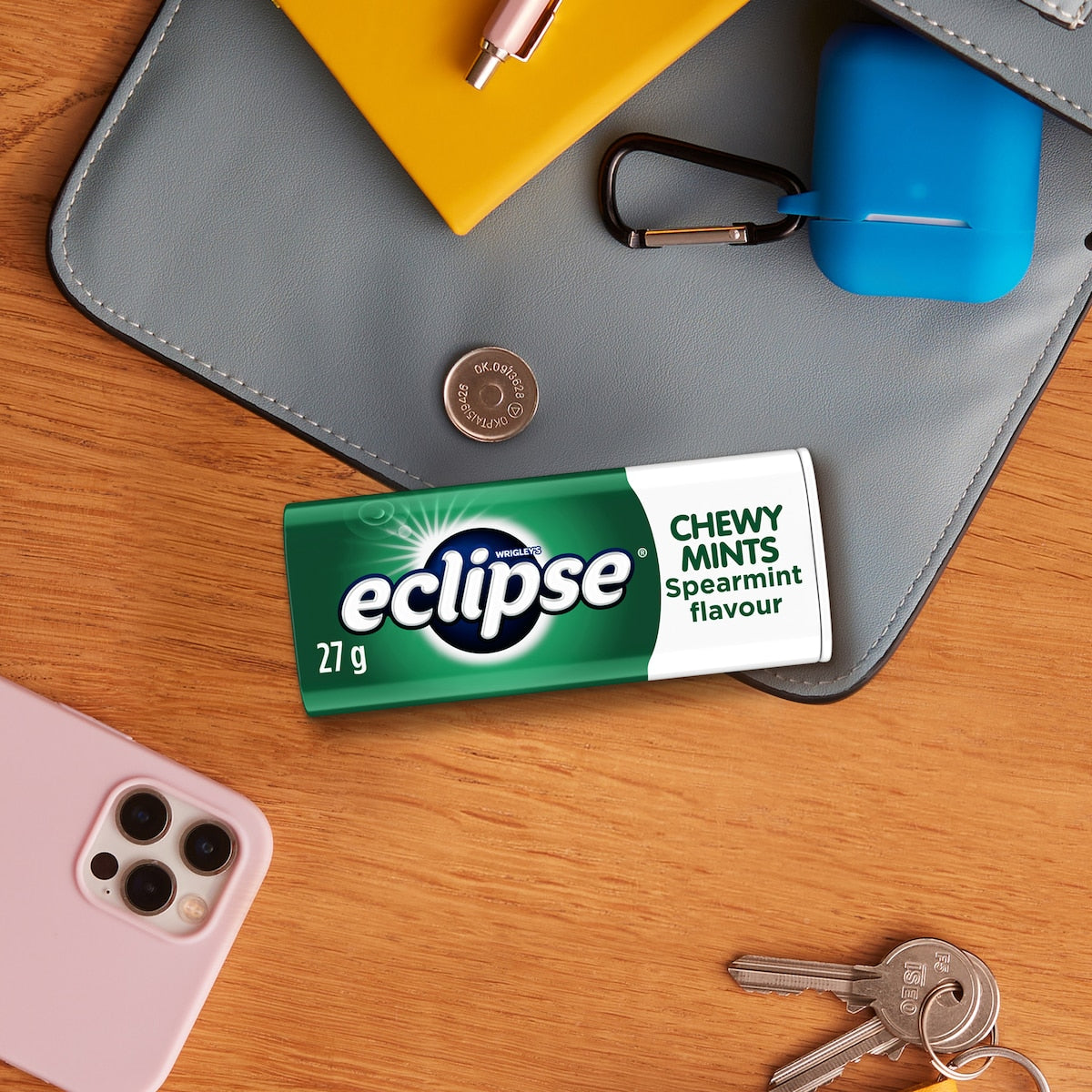 Eclipse Spearmint Chewy Mints Tin 27g
