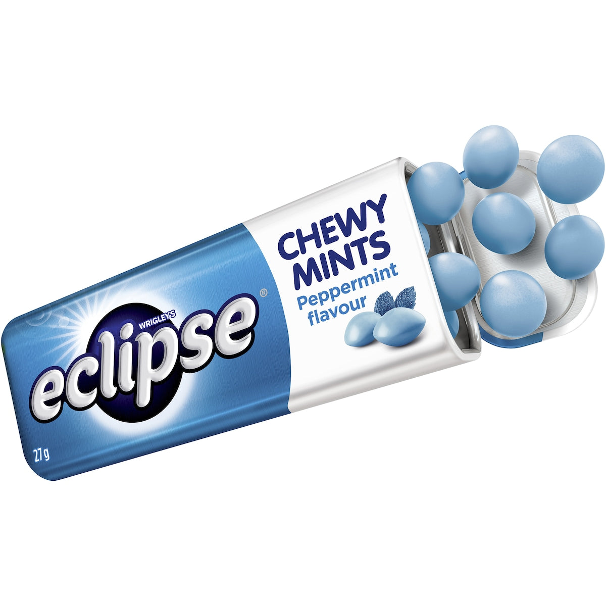 Eclipse Peppermint Chewy Mints Tin 27g