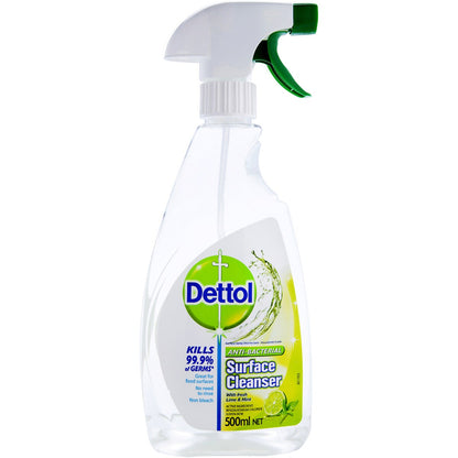 Dettol Multipurpose Disinfectant Cleaning Spray Lime and Mint 500mL