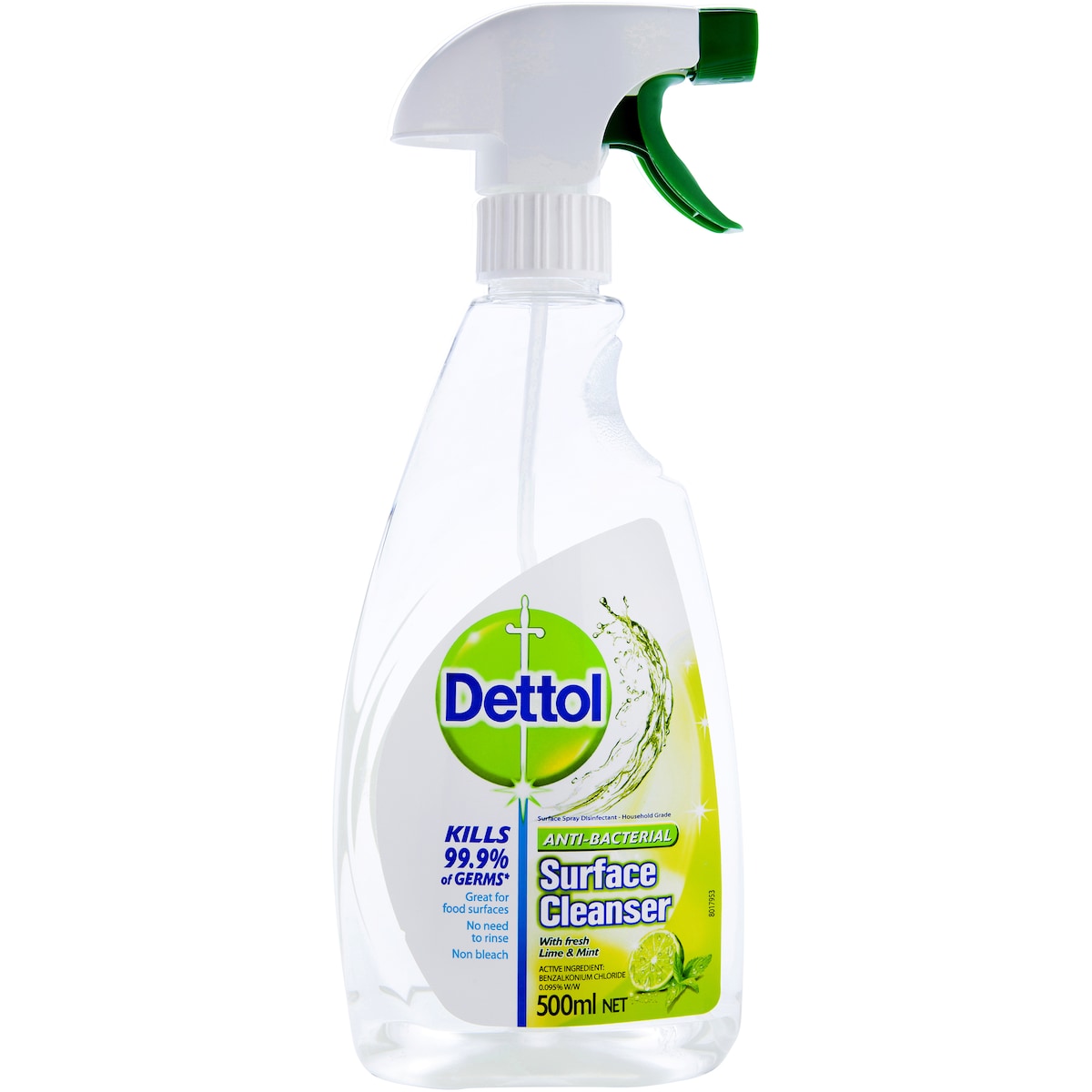 Dettol Multipurpose Disinfectant Cleaning Spray Lime & Mint 500ml