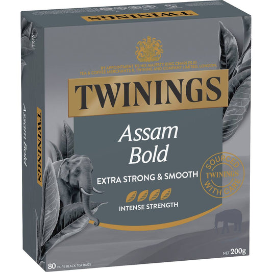 Twinings Assam Bold Black Tea Bags 80 Pack