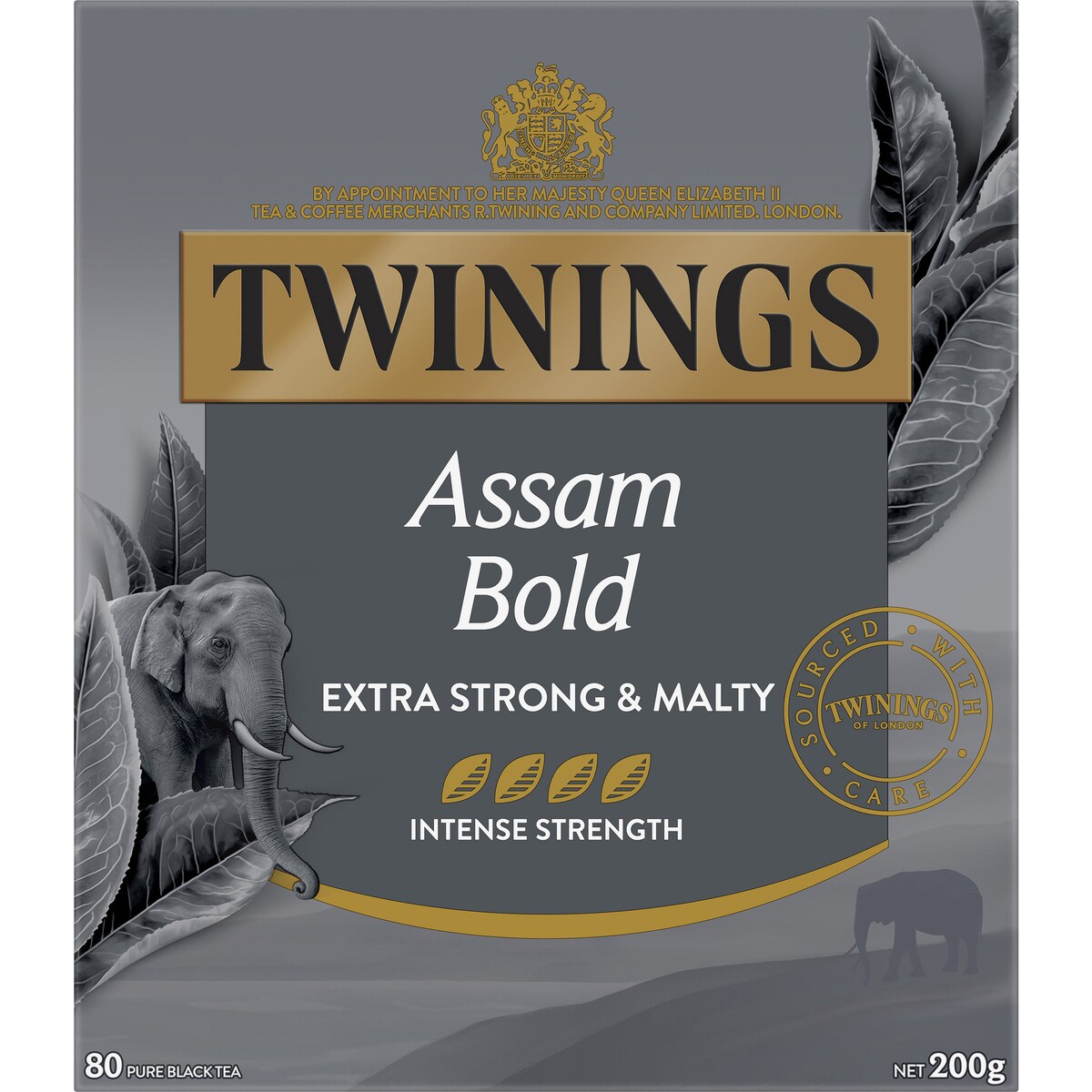 Twinings Assam Bold Black Tea Bags 80 pack