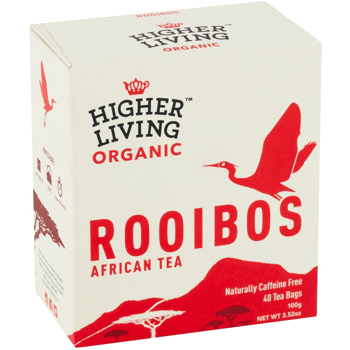Higher Living Rooibos African Tea 40 pack
