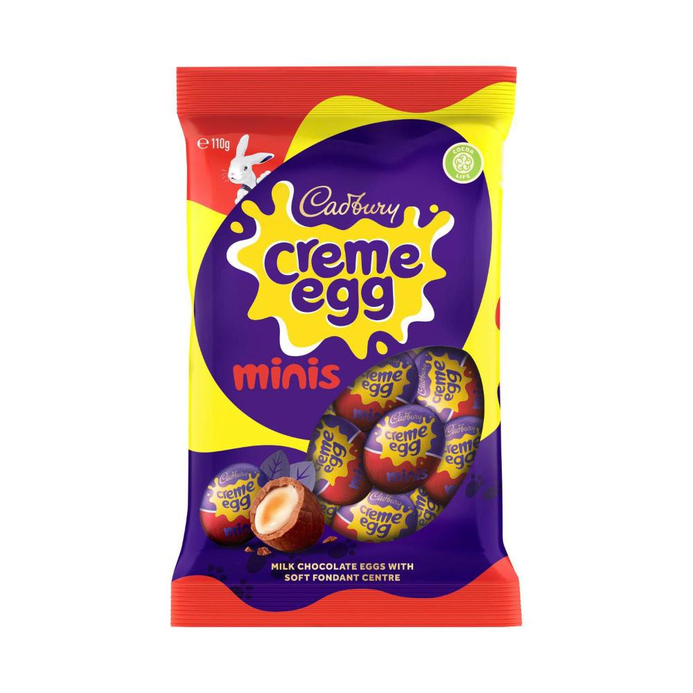 Cadbury Creme Egg Minis Chocolate Easter Bag - 110g
