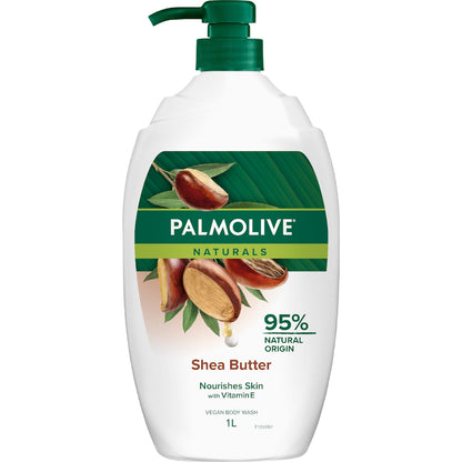 Palmolive Body Wash Shower Gel Naturals Shea Butter 1l