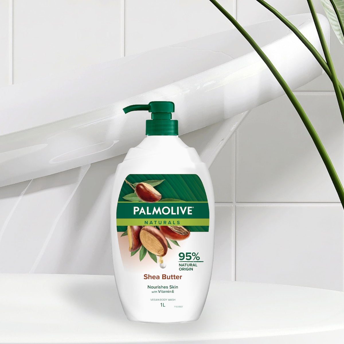 Palmolive Body Wash Shower Gel Naturals Shea Butter 1l