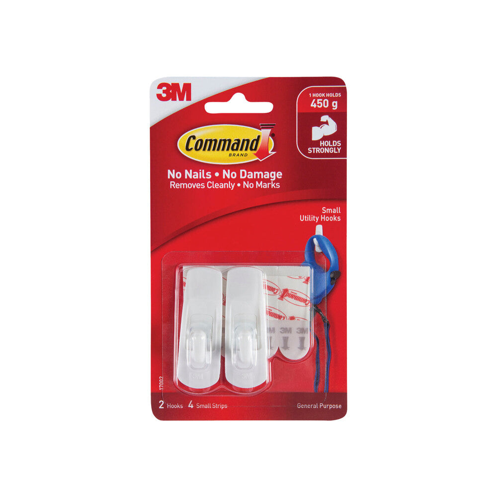 3M Command Adhesive Hook Small - 2 pack