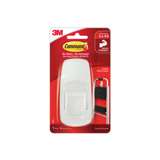 3M Command Adhesive Hook Jumbo - 1 each